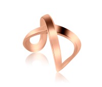 Rose Gold Plated Sleek Design Ear Cuff EC-507-RO-GP